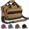 PROFOCUS Range Bag Dual Pistol Bag Revolver Gun Carrying Case for Ammo with Lockable Zippers for Outdoor Shooting and Hunting,Deluxe Padded Shoulder Strap Included view 1