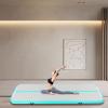 3.2x9.8ft Inflatable Air Gymnastics Mat Training Mats Gymnastics Pad Floor Tumbling Yoga Mat with Pump, Inflatable Mat Home Use, Training, Cheerleading, Yoga view 2