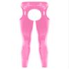 renvena Men's Wet Look Patent Leather Tights Skinny Pants Leggings Long Trousers Pink 4X-Large view 4