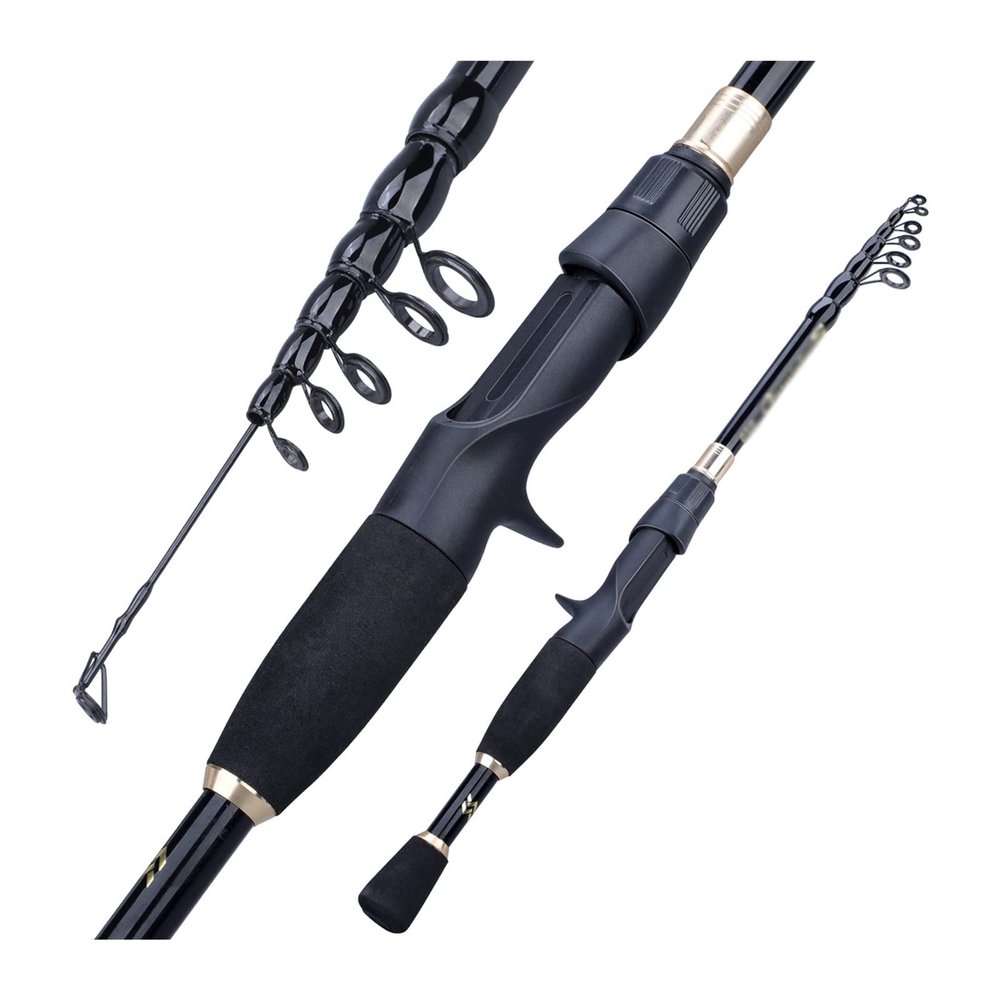 Fishing Pole/Fishing Rod Telescopic Fishing Rods Ultralight Weight Spinning Casting Carbon Pole Fishing Accessories 1.8-2.4m Telescopic Fishing Rod Pole (Color : 2.4M-Spinning Rod)