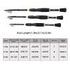 Fishing Pole/Fishing Rod Telescopic Fishing Rods Ultralight Weight Spinning Casting Carbon Pole Fishing Accessories 1.8-2.4m Telescopic Fishing Rod Pole (Color : 2.4M-Spinning Rod) view 2