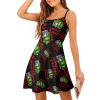 I Love Trash Garbage Trucks Women's Summer Sling Dress Casual Swing Beach Mini Dresses L view 1