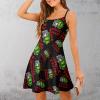I Love Trash Garbage Trucks Women's Summer Sling Dress Casual Swing Beach Mini Dresses L view 3