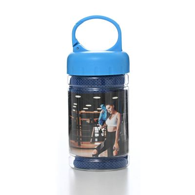 FEECOZ PE Bucket Cold Cold Cold Towel Summer Cooling Exercise Yoga Fitness Quick Dry Cool Towel Wipe Sweat-Absorbing Wrist Towel 