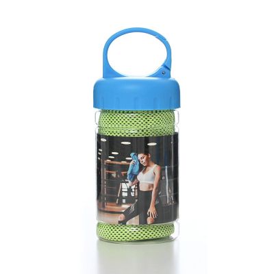 FEECOZ PE Bucket Cold Cold Cold Towel Summer Cooling Exercise Yoga Fitness Quick Dry Cool Towel Wipe Sweat-Absorbing Wrist Towel 