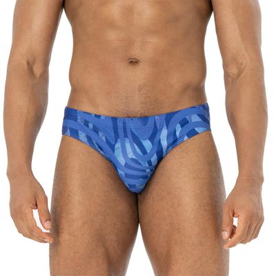 AIMPACT Men's Swim Briefs Bikini Swimsuit Mens Sexy Swimwear Quick Dry Bathing Suit Swimming Briefs for Men (Blue)