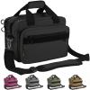 PROFOCUS Range Bag Dual Pistol Revolver Bag Gun Carrying Case for Guns and Ammo with Lockable Zippers for Outdoor Shooting and Hunting,Deluxe Padded Shoulder Strap Included view 1