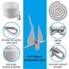 ISURE MARINE Boat Fluke Style Anchor Kit 13 lb Galvanized Steel Includes Anchor, Rope, Chain, and Shackles view 3
