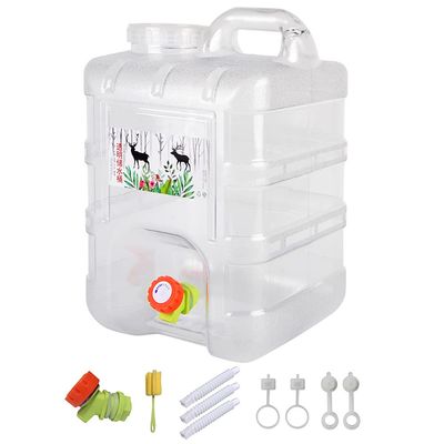 Orgone Water Storage Containers Camping Water Container Portable Water Tank with Faucet Camping Bucket