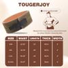 TOUGERJOY 10MM Weight Power Lifting Leather Lever Pro Belt Gym Training Black-Weightlifting Belt for Men and Women  Support Back and Core During Heavy Powerlifting Deadlifts and Squats view 2