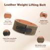 TOUGERJOY 10MM Weight Power Lifting Leather Lever Pro Belt Gym Training Black-Weightlifting Belt for Men and Women  Support Back and Core During Heavy Powerlifting Deadlifts and Squats view 3