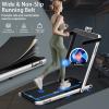 Goplus 2 in 1 Folding Treadmill, 2.25HP Superfit Under Desk Electric Treadmill, Installation-Free with Remote Control, APP Control and LED Display, Walking Jogging for Home Office view 3