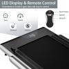 Goplus 2 in 1 Folding Treadmill, 2.25HP Superfit Under Desk Electric Treadmill, Installation-Free with Remote Control, APP Control and LED Display, Walking Jogging for Home Office view 4
