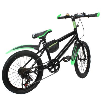 MIMODA 20" Mountain Bike 20 Inch Double Brake Bicycle High Carbon Steel MTB Bike,7-Speed Adult Mountain Bike with Dual Handbrakes and Kickstand