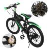 MIMODA 20" Mountain Bike 20 Inch Double Brake Bicycle High Carbon Steel MTB Bike,7-Speed Adult Mountain Bike with Dual Handbrakes and Kickstand view 4