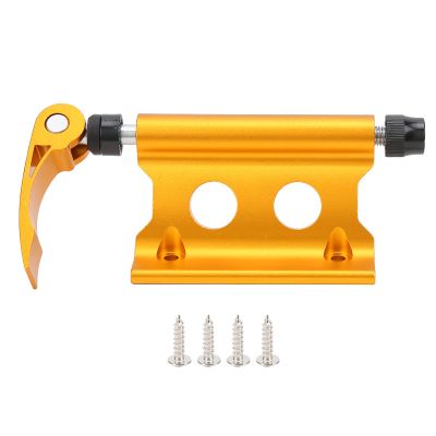 NDNCZDHC CX-C09 Bike Fork Mount Quick Release Bike Block Front Fork Fixed Clip Luggage Holder Rack for Mountain Bikes, Road Bikes, eBikes(Yellow)