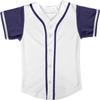 DIGITMON Kids Baseball Jersey Button Down Premium Hip Hop T Shirts Uniform White Purple for 4y Toddlers view 2