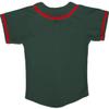 DIGITMON Kids Baseball Jersey Button Down Premium Hip Hop T Shirts Uniform ForestGreen Red for 8y Toddlers view 3
