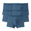 JEsilunmaMY Mens Loose Cotton Striped Boxer Briefs Plus Size Breathable Underwear with Pouch Soft Stretch Underpants Trunks view 1