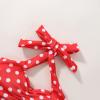 Baby Girl Bikini Kids Toddler Polka Dot Swimsuits Swimwear Beach Bathing Suit Bikinis Set Swimming (Red, 6-12 Months) view 4