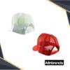 ALLNTRENDS Soulmate 2 Pcs Embroidered Trucker Hat for Couples (Red-White) view 3