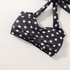 Baby Girl Bikini Kids Toddler Polka Dot Swimsuits Swimwear Beach Bathing Suit Bikinis Set Swimming (Black, 0-6 Months) view 3