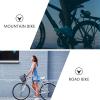 VANZACK Bicycle Manned Cushion, Mountain Bike Rear Saddle Seat Cushion Comfortable Universal Saddle Children Back Seat for Bike Accessory, Black view 4