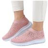 Ladmiple Sneakers For Women Slip On Wide Women's Slip on Sneakers Fashion Casual Athletic Gym Tennis Running Shoes Non Slip Comfort Breathable Platform Walking Shoes Pink view 1