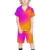 Adugen Origei Teen Beach Two Piece Set Tie Dye Children's Beach Suit Suitable for Boys And Girls 7-8T view 1