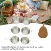 Zunate Camping Bowl with Handle, Stainless Steel Camping Cup, Hiking Soup Dish Bowl for Camping Backpacking Picnic (2) view 2
