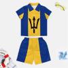 Adugen Origei Children's Casual Beach Set Boys Hawaii Shirts And Short Sets Kids Summer Button Down Shirt Suit 3-4T view 3