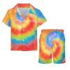 Adugen Origei Teen Beach Two Piece Set Tie Dye Children's Beach Suit Suitable for Boys And Girls 3-4T view 4