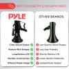 Pyle 100-Watt Square Megaphone Bullhorn, Lightweight and Portable Loudspeaker Horn with Aux (3.5mm) Input for MP3/Music, Automatic Siren, Whistle, MIC/Talk (Black), 1500 Square Yards Projection Range view 4