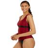 Sporti Active Racerback Solid Tankini Top - Nutmeg - Medium view 1