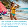 Sporti Active Racerback Solid Tankini Top - Nutmeg - Medium view 3