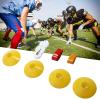 Luqeeg Flag Football Set, Includes 10 Belts, 30 Flags, 4 Cones and Storage Bag, Flag Football Set for Adults Kids and Youth, Great for Capture The Flag, Beach Fun, Pick Up Games (Red and Yellow) view 2