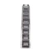 Boat Louver Vent Stainless Steel Marine Vent Grille Oblong Stainless Steel 8 Slots Grid Cover Boat Shutters Blind Louvre view 1