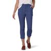 Lee Women's Ultra Lux High-Rise Seamed Crop Pant (as1, numeric, numeric_12, regular, regular, Marine Blue) view 1