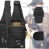 TECEUM Tactical Compact Sling Bag with patch  CCW for Everyday  For R&L Hand  Shoulder Crossbody Bag for Concealed Carry of Handgun  Pack (Black) view 4