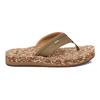 Sanuk Mens Ziggy ST | Flip Flops for Men | Mens Sandals | Beach Sandals | Water Friendly & Lightweight | Comfort Footbed, Khaki Multi, 10 view 2