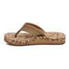 Sanuk Mens Ziggy ST | Flip Flops for Men | Mens Sandals | Beach Sandals | Water Friendly & Lightweight | Comfort Footbed, Khaki Multi, 10 view 3