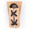 Armory Replicas  Genuine Leather Dagger Holster  Medieval Inspired Adjustable Small Weapon Sword Frog - Natural Tan w/Black Cord view 1