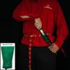 Armory Replicas Genuine Leather Dagger Holster Medieval Inspired Adjustable Small Weapon Sword Frog - Emerald Green w/Black Cord view 4
