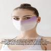 ISOLAY UPF 50+ Unisex Breathable Cooling Face Cover UV Protection Thin Three-Dimensional Eye Protection Ice Silk (Facial Short Cherry Blossom Pink,US,Alpha,Medium,Regular,Regular) view 3