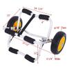 Kayak Cart Dolly Wheels Trolley - Beach Tire Transport for Canoes, Boats, Sit-On-Tops - Scupper Carts, Wagon Hauler - Kayaking Essential view 2