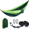 Camping Hammock, Super Lightweight Portable Parachute Hammock with Two Tree Straps, Single or Double Nylon Travel Tree Hammocks, for Camping Backpacking Hiking (A) view 1