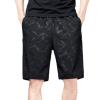 Mens Shorts Casual, Black Short Pants For Men Shorts Elastic Waistband Men's Gym Shorts Quick Dry Lightweight Training Running Jogger Zipper Pockets Shorts Active Work Out Clothes (6XL, Light Gray) view 1
