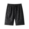Mens Shorts Casual, Black Short Pants For Men Shorts Elastic Waistband Men's Gym Shorts Quick Dry Lightweight Training Running Jogger Zipper Pockets Shorts Active Work Out Clothes (6XL, Light Gray) view 2