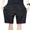 Mens Shorts Casual, Black Short Pants For Men Shorts Elastic Waistband Men's Gym Shorts Quick Dry Lightweight Training Running Jogger Zipper Pockets Shorts Active Work Out Clothes (6XL, Light Gray) view 4