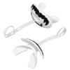 ZAKVOP Football Mouth Guard with Strap, Breathable MouthGuard for Youth and Adults, Teeth and Lip Protector (White Fangs) view 2